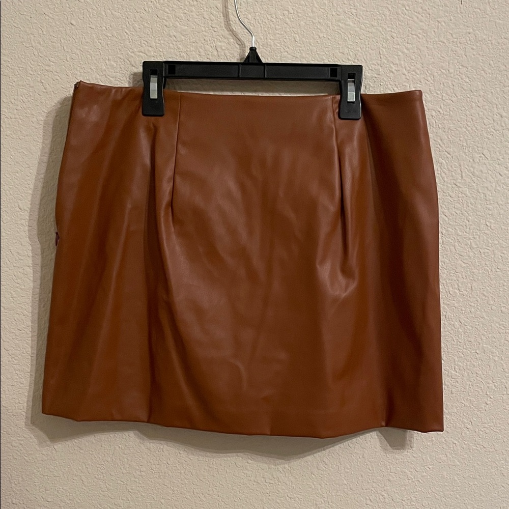 A New Day Limited Edition Faux Leather Skirt.. NEW with Tags . Size 10